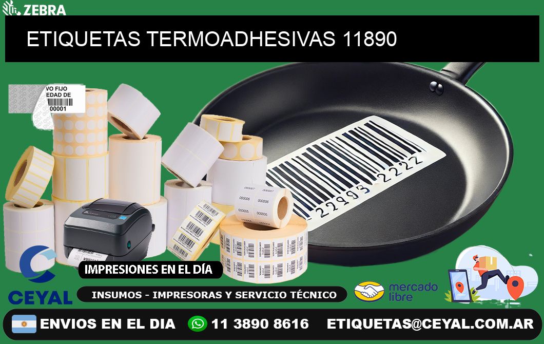 ETIQUETAS TERMOADHESIVAS 11890