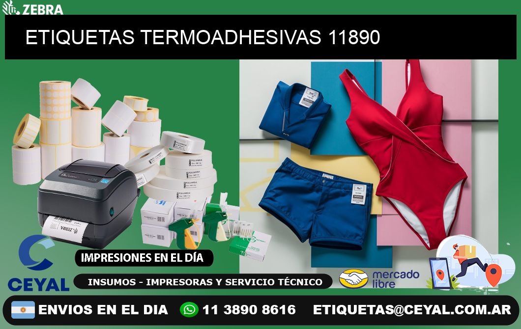 ETIQUETAS TERMOADHESIVAS 11890