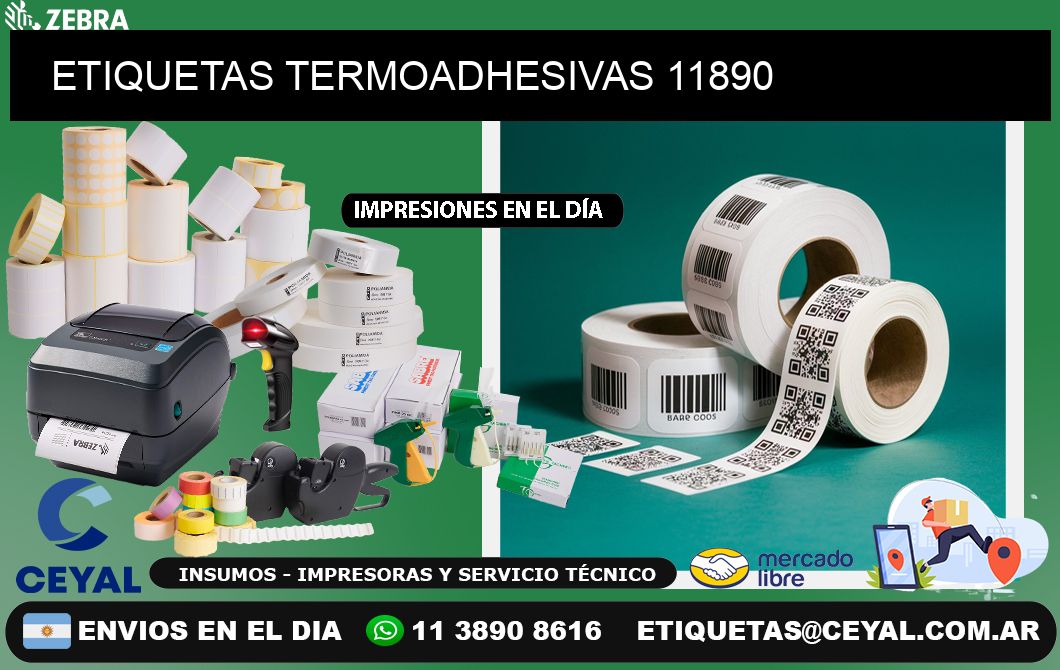 ETIQUETAS TERMOADHESIVAS 11890