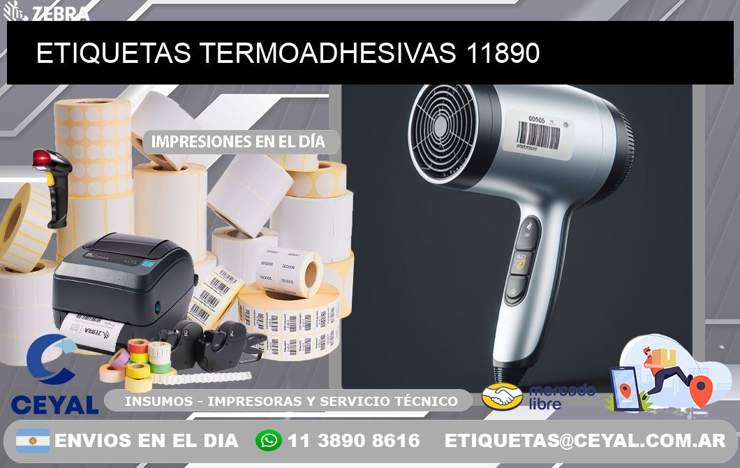 ETIQUETAS TERMOADHESIVAS 11890