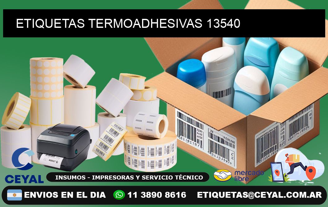 ETIQUETAS TERMOADHESIVAS 13540