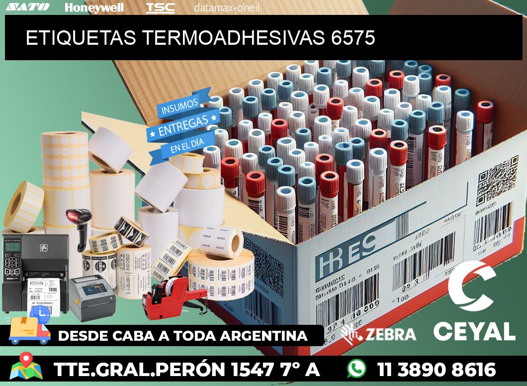 ETIQUETAS TERMOADHESIVAS 6575