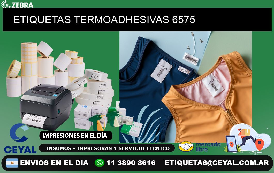 ETIQUETAS TERMOADHESIVAS 6575