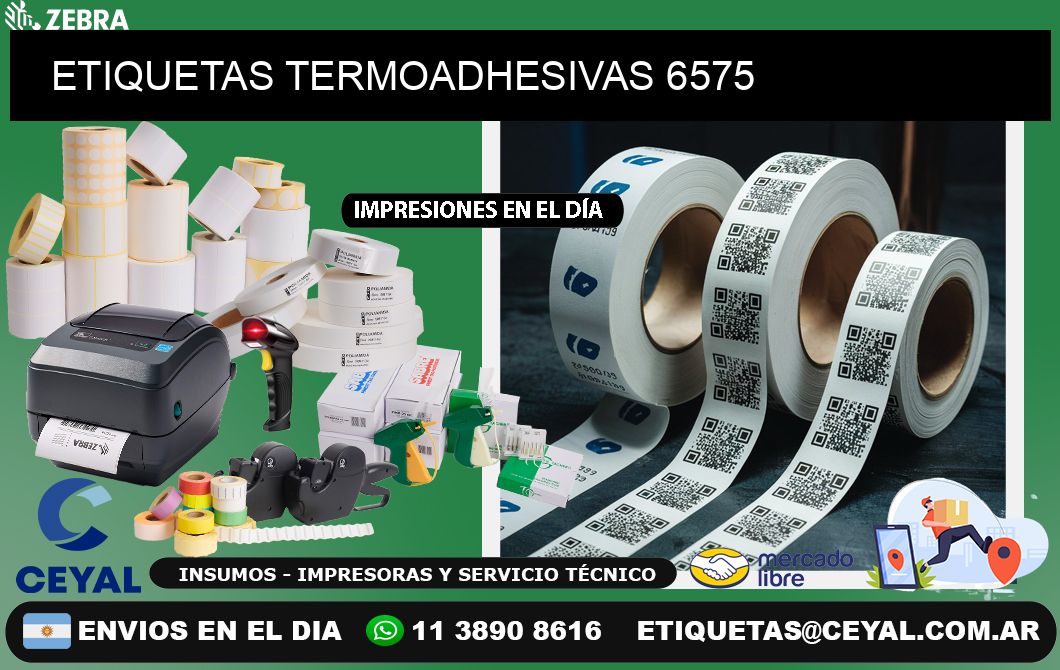 ETIQUETAS TERMOADHESIVAS 6575