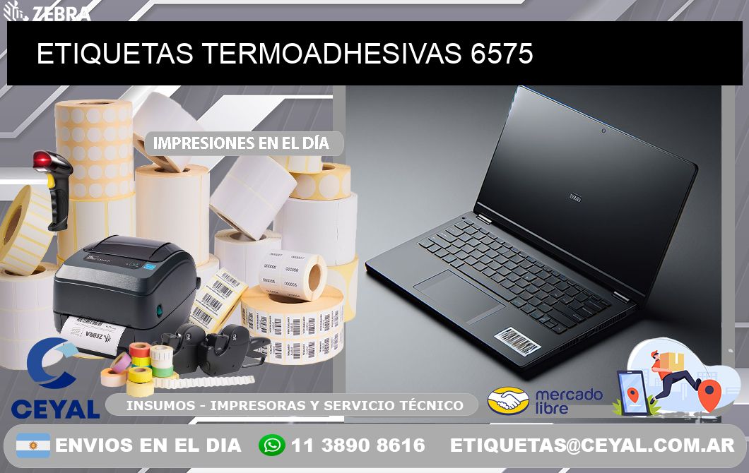 ETIQUETAS TERMOADHESIVAS 6575