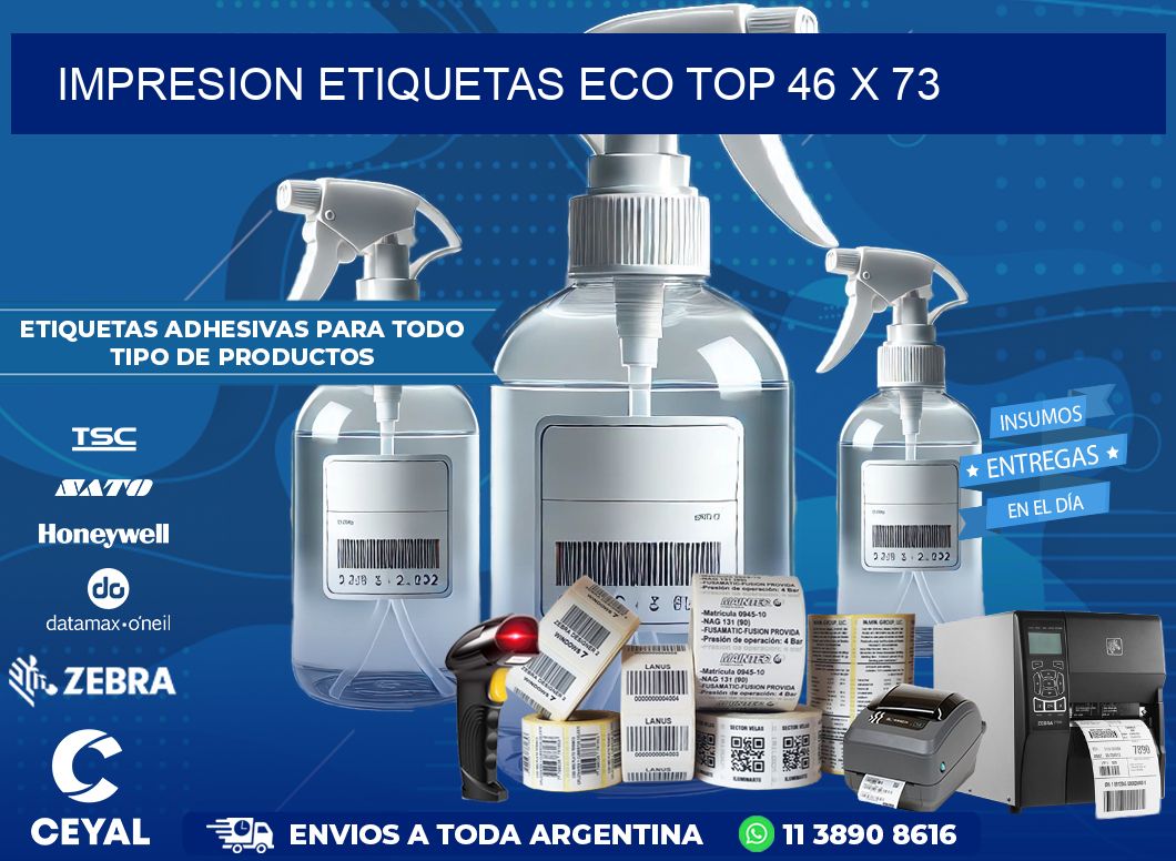 IMPRESION ETIQUETAS ECO TOP 46 x 73