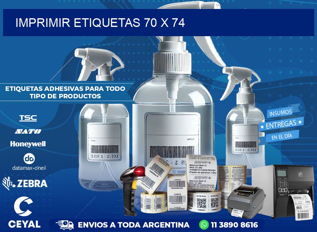 IMPRIMIR ETIQUETAS 70 x 74