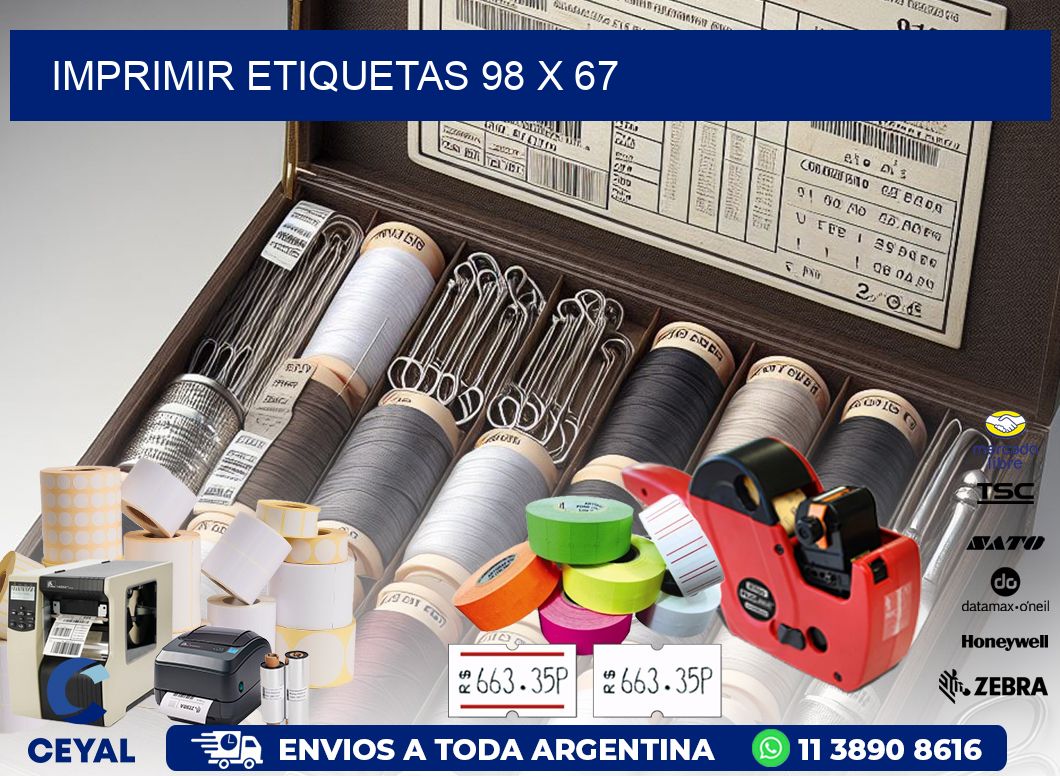 IMPRIMIR ETIQUETAS 98 x 67