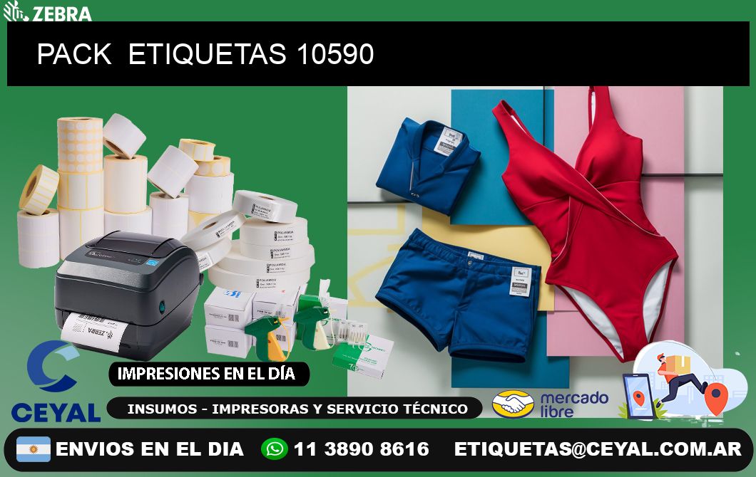 PACK  ETIQUETAS 10590