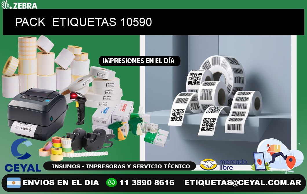 PACK  ETIQUETAS 10590