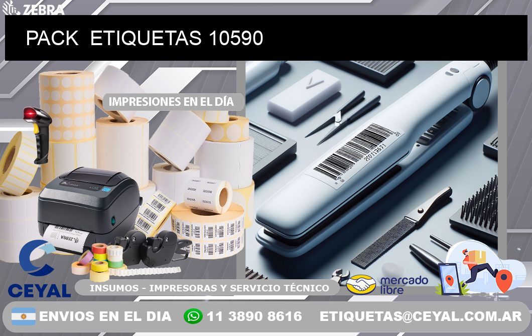 PACK  ETIQUETAS 10590