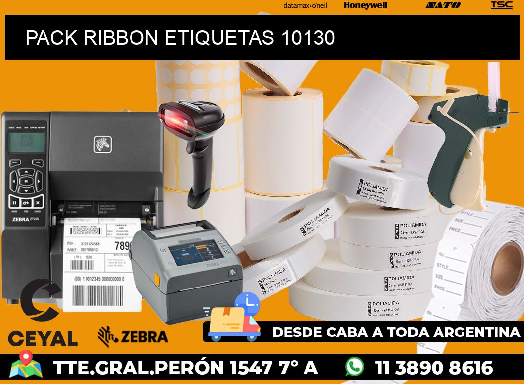 PACK RIBBON ETIQUETAS 10130