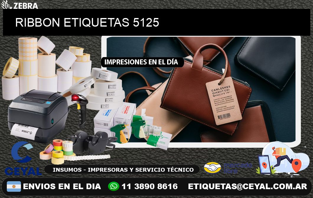 RIBBON ETIQUETAS 5125