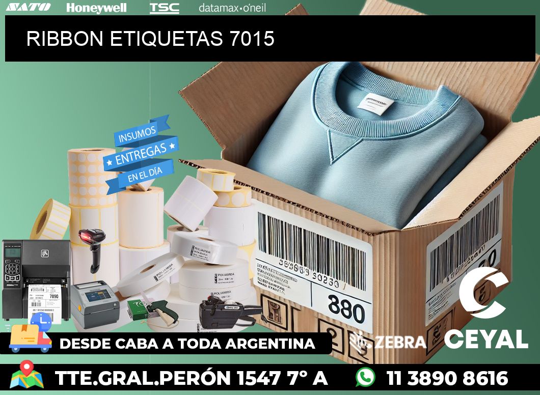 RIBBON ETIQUETAS 7015