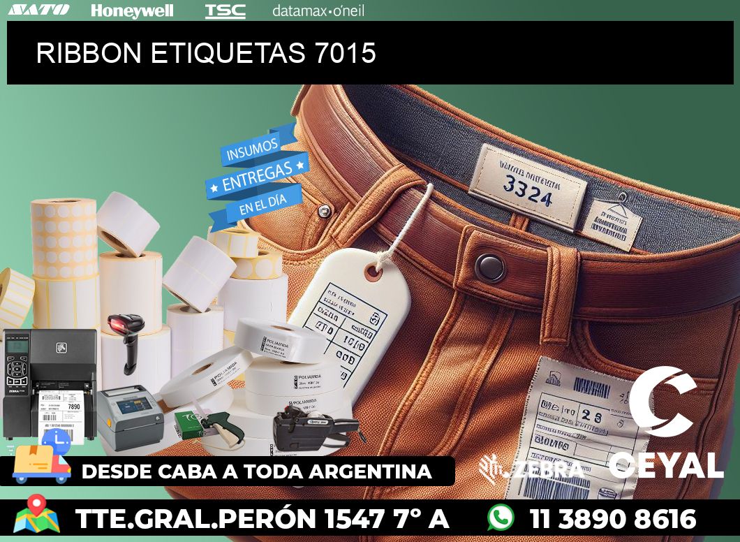 RIBBON ETIQUETAS 7015