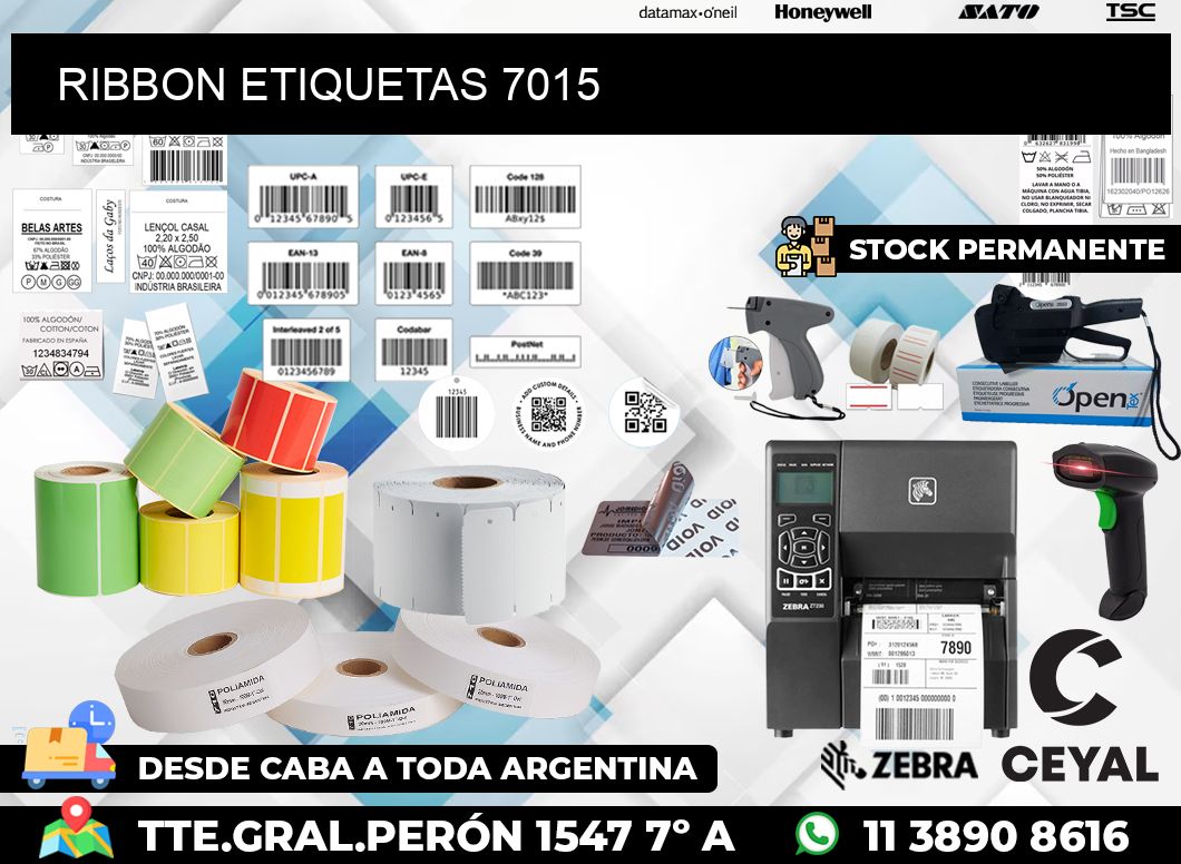 RIBBON ETIQUETAS 7015