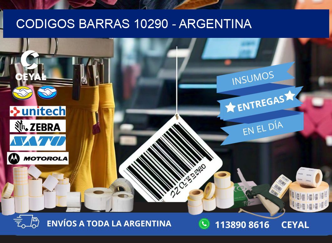 CODIGOS BARRAS 10290 - ARGENTINA