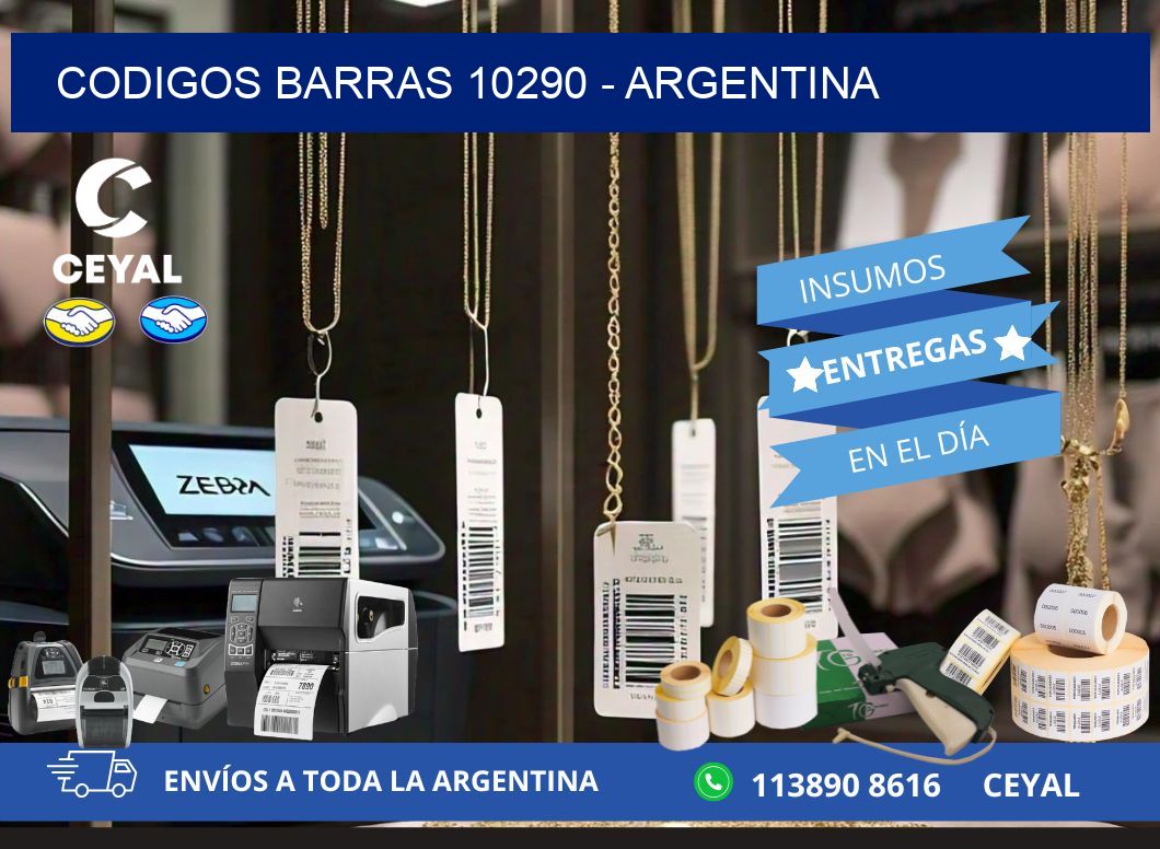 CODIGOS BARRAS 10290 - ARGENTINA