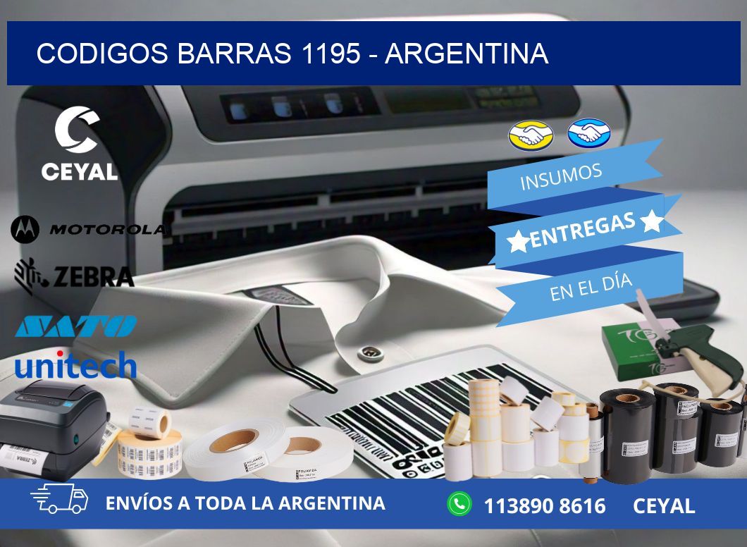 CODIGOS BARRAS 1195 – ARGENTINA