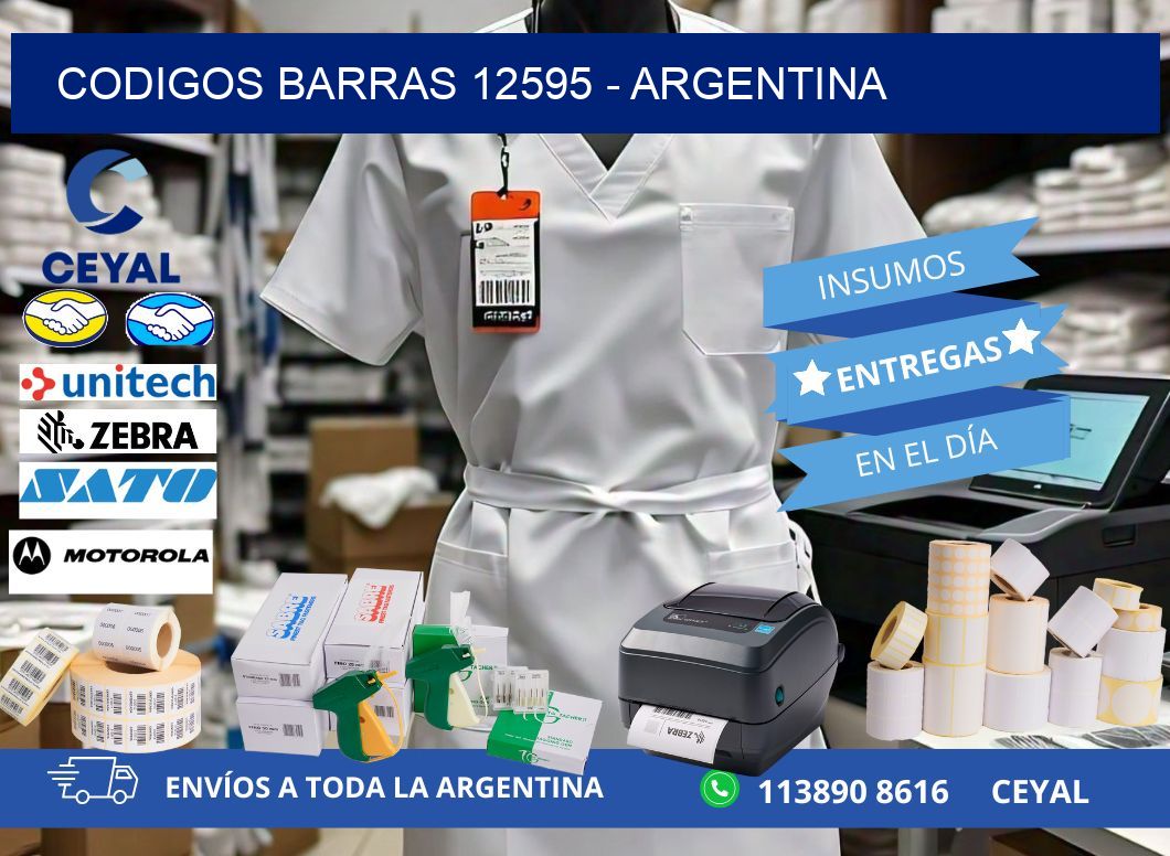 CODIGOS BARRAS 12595 - ARGENTINA