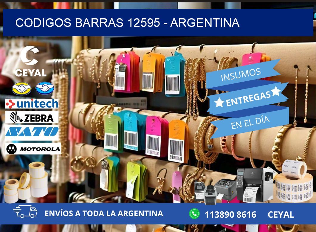 CODIGOS BARRAS 12595 - ARGENTINA