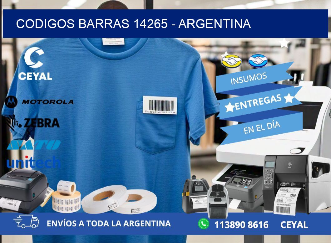 CODIGOS BARRAS 14265 – ARGENTINA