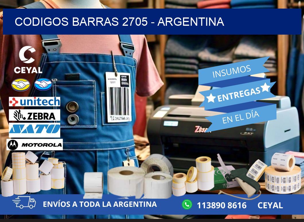 CODIGOS BARRAS 2705 – ARGENTINA