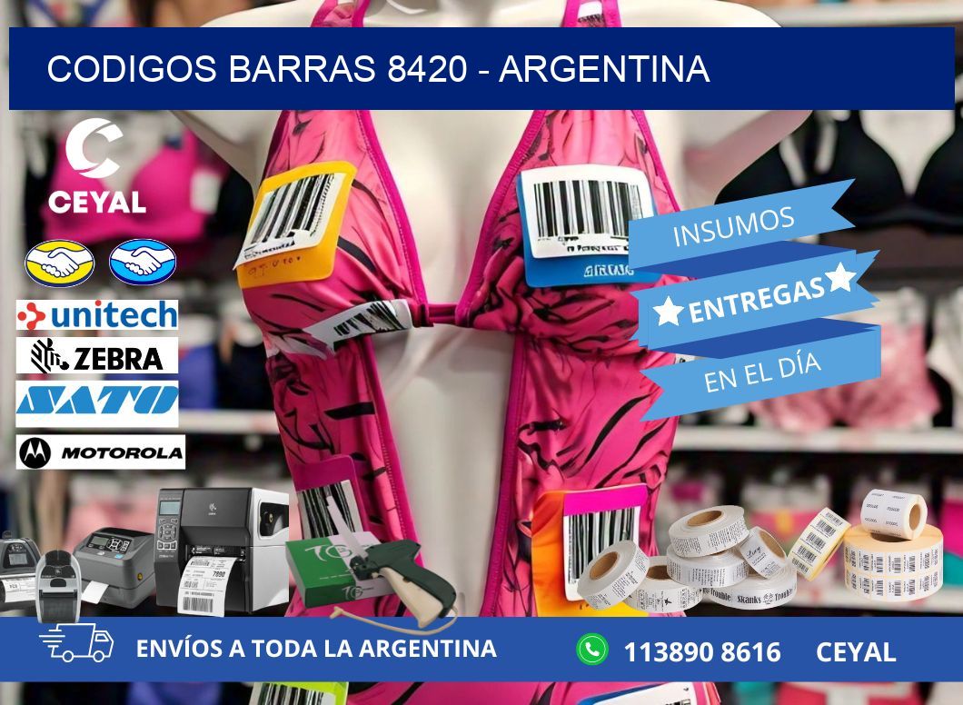 CODIGOS BARRAS 8420 – ARGENTINA