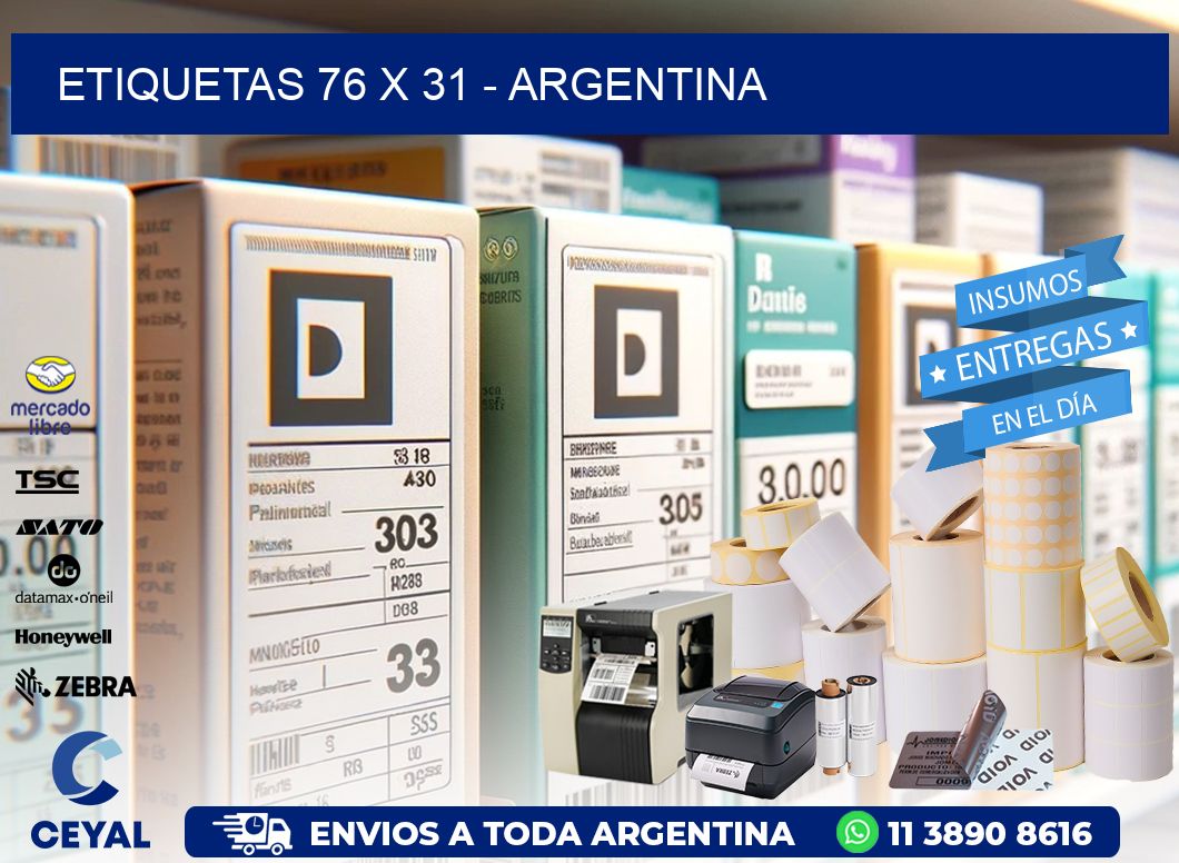 ETIQUETAS 76 x 31 – ARGENTINA