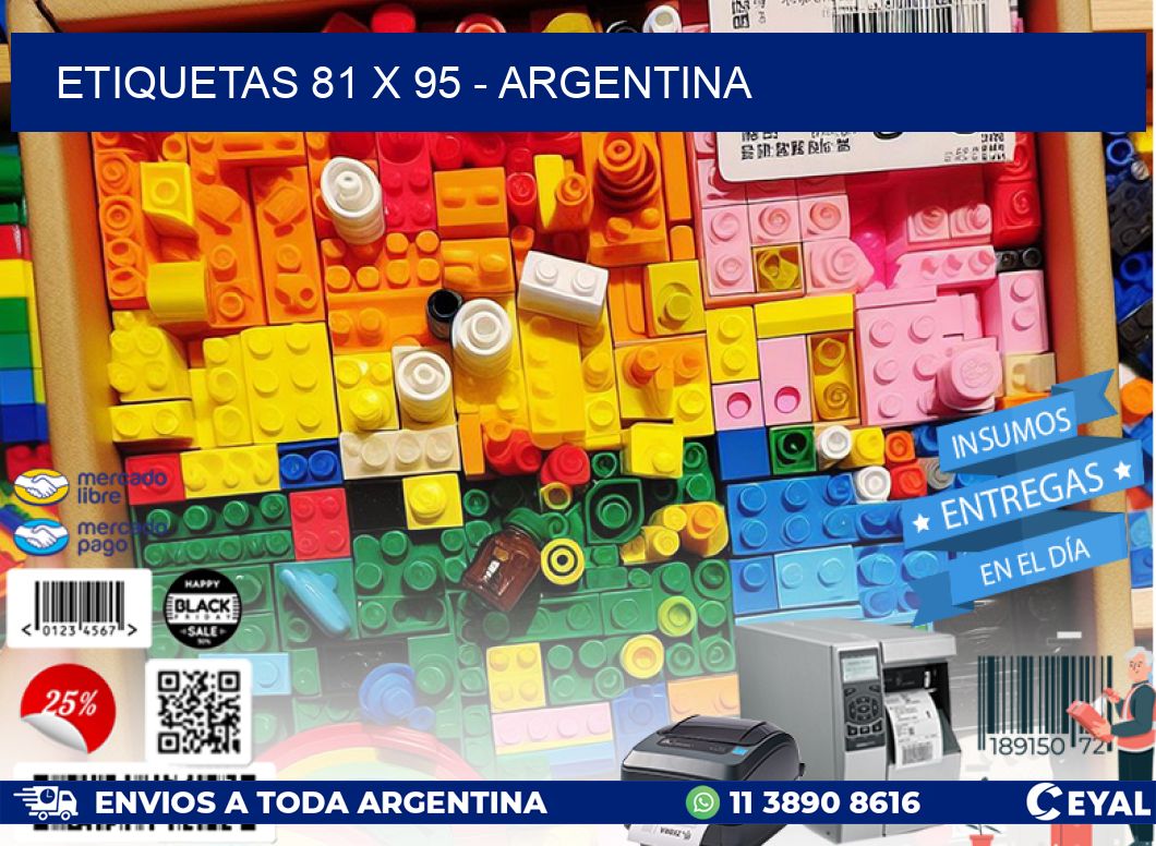 ETIQUETAS 81 x 95 - ARGENTINA