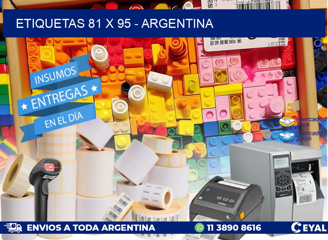 ETIQUETAS 81 x 95 - ARGENTINA