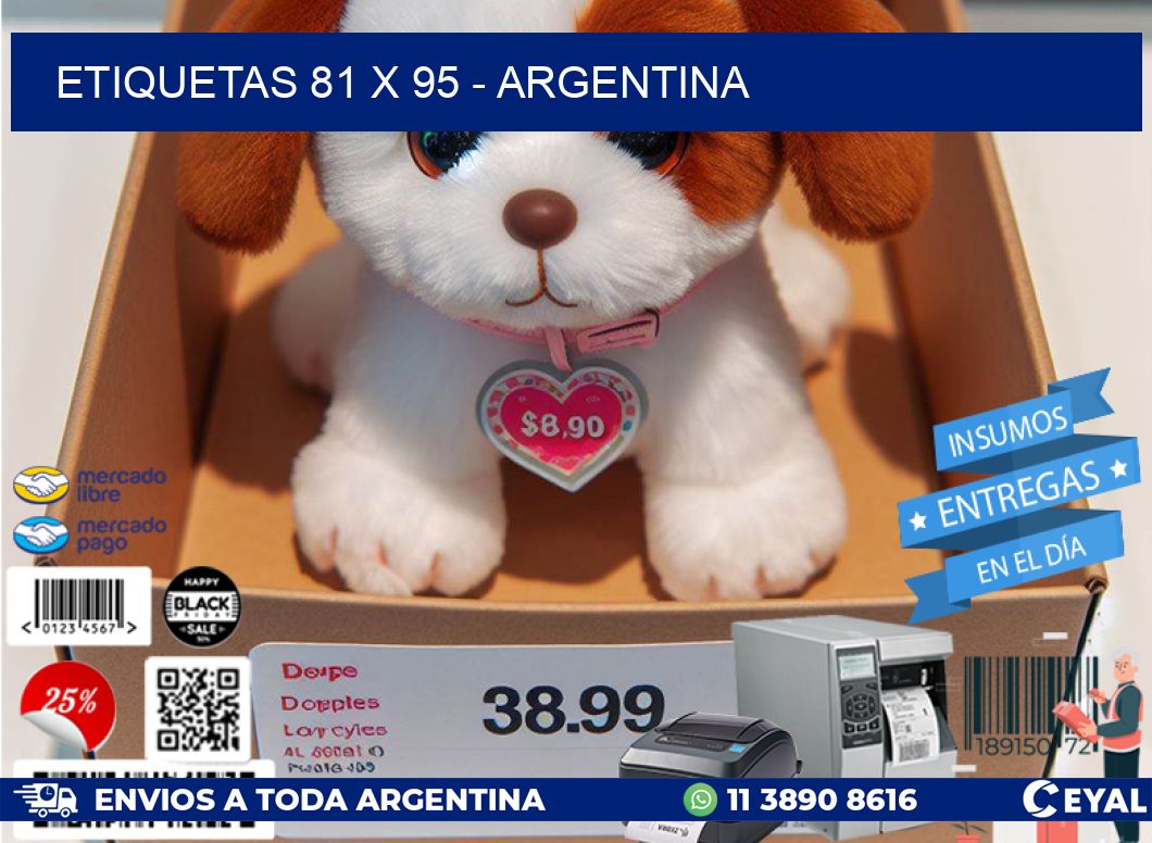 ETIQUETAS 81 x 95 - ARGENTINA