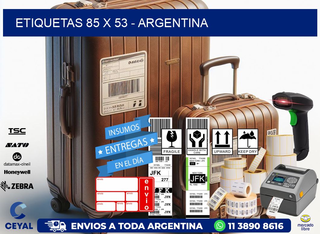 ETIQUETAS 85 x 53 - ARGENTINA