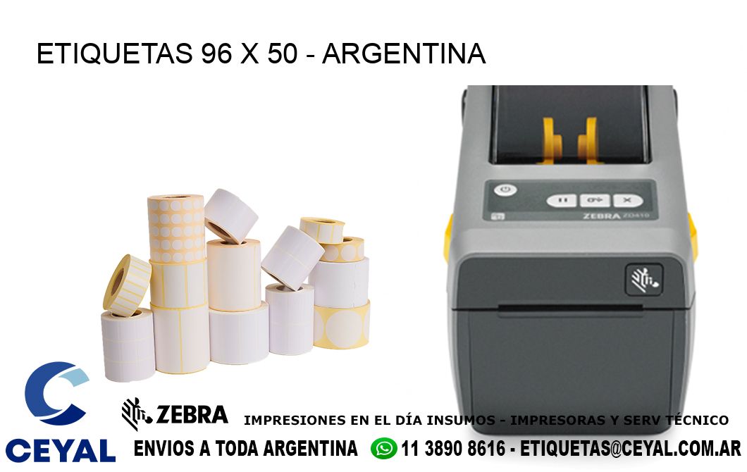 ETIQUETAS 96 x 50 - ARGENTINA