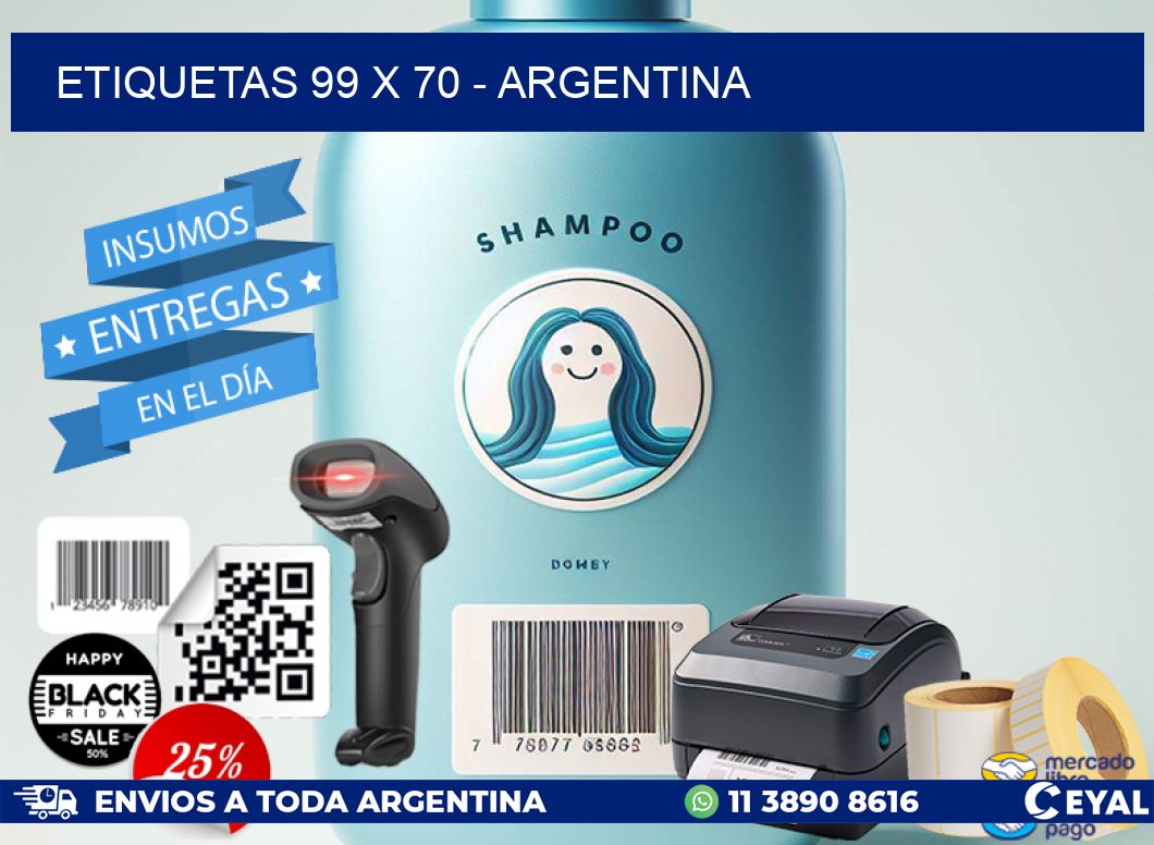 ETIQUETAS 99 x 70 - ARGENTINA