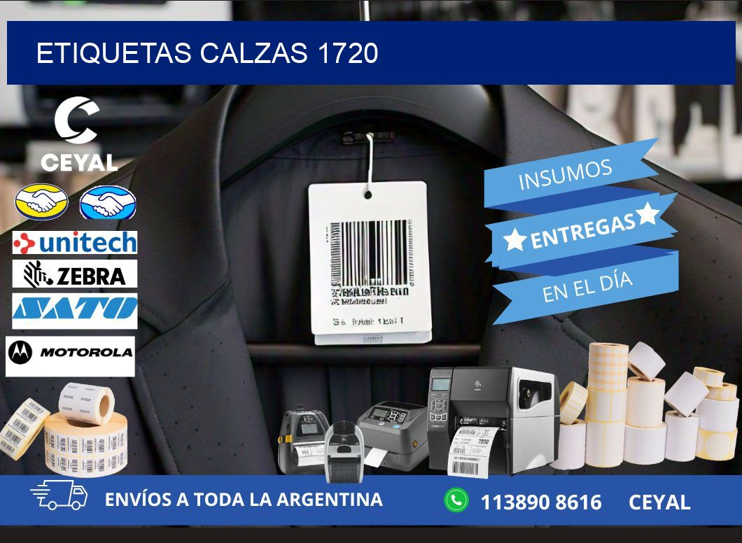 ETIQUETAS CALZAS 1720