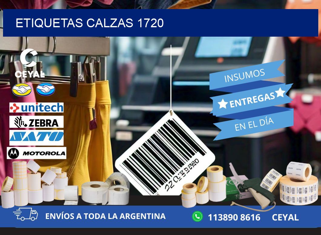 ETIQUETAS CALZAS 1720
