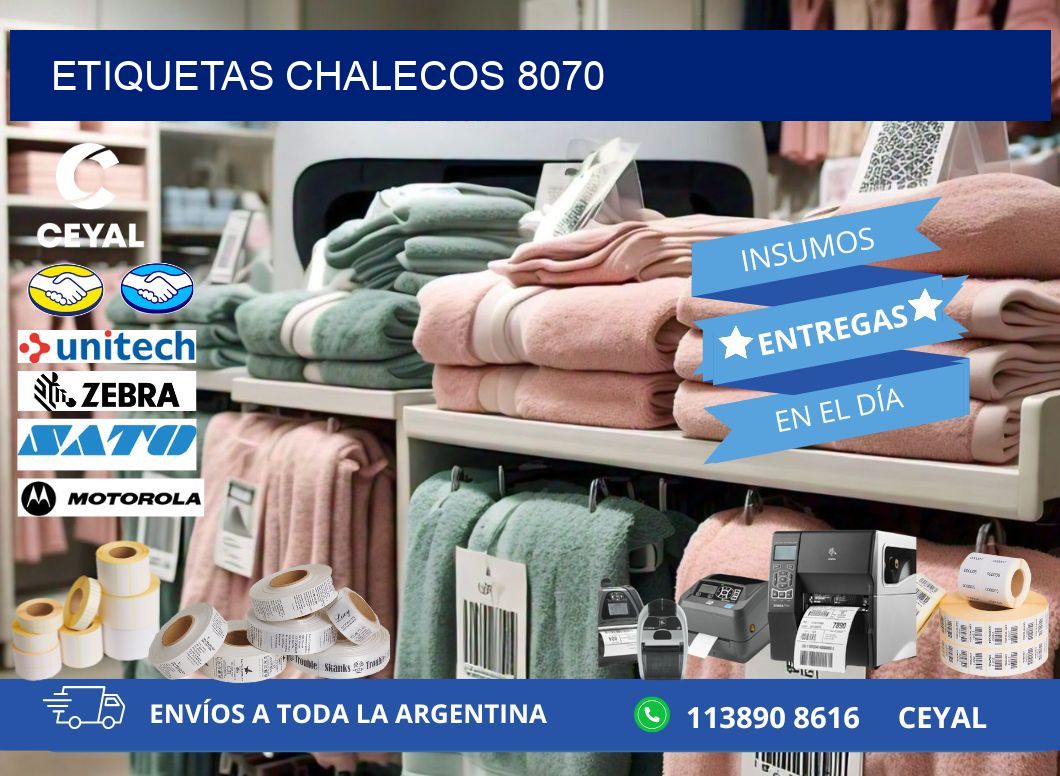 ETIQUETAS CHALECOS 8070