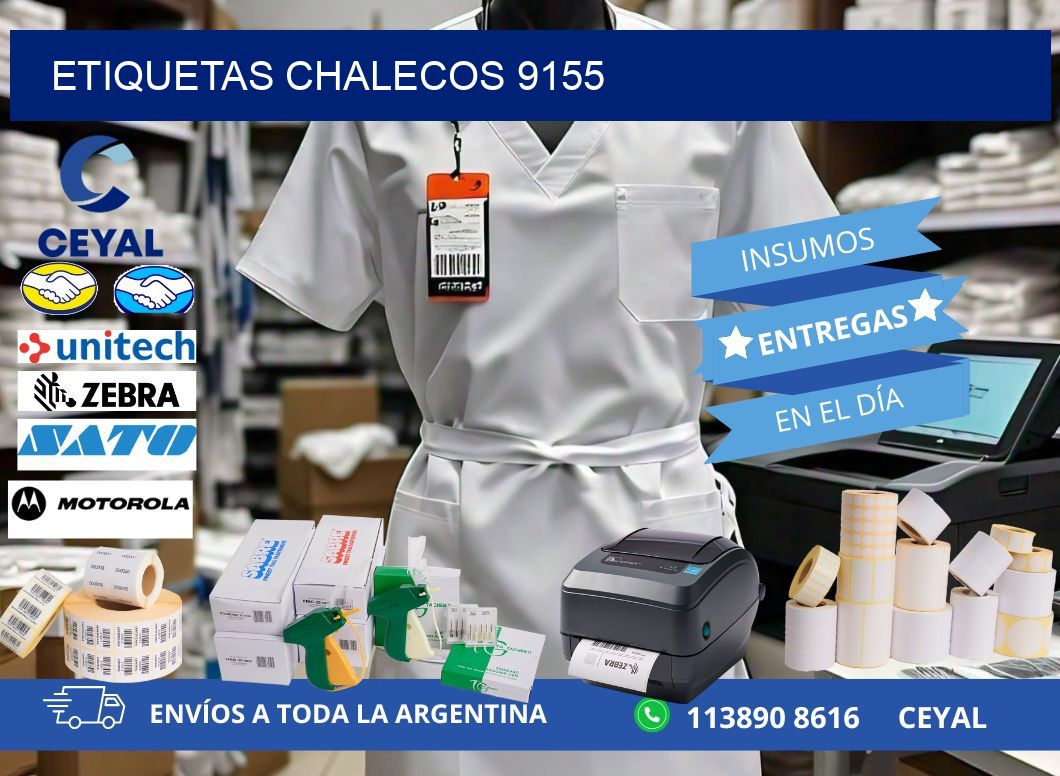ETIQUETAS CHALECOS 9155
