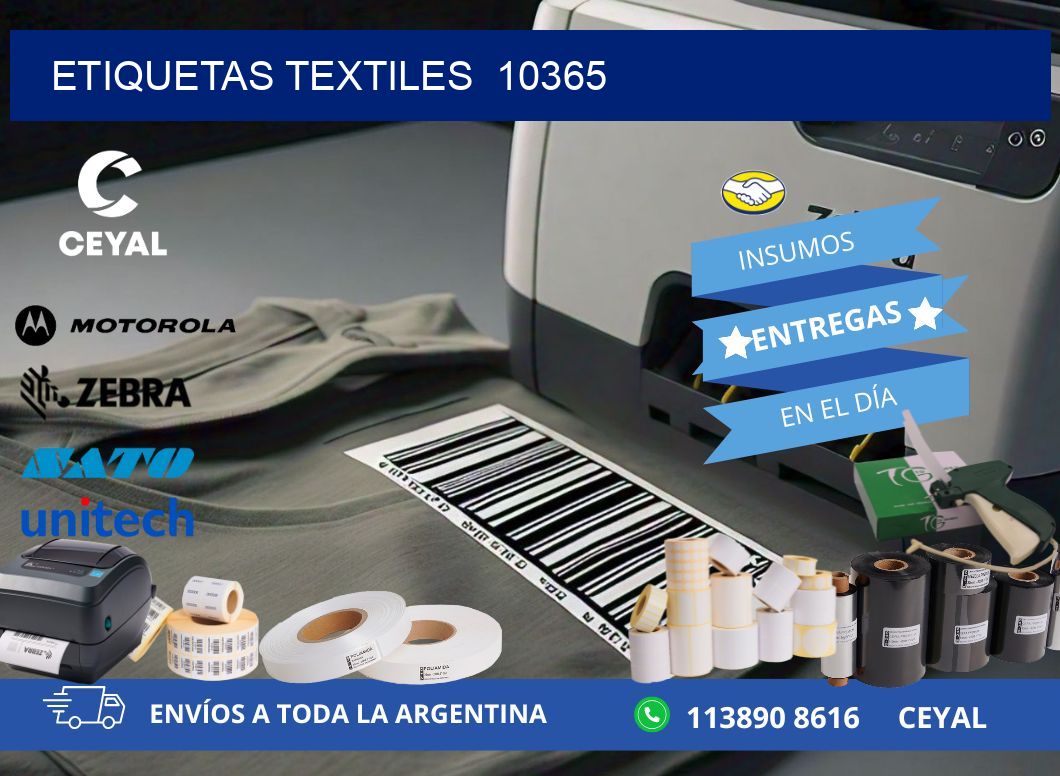 ETIQUETAS TEXTILES  10365