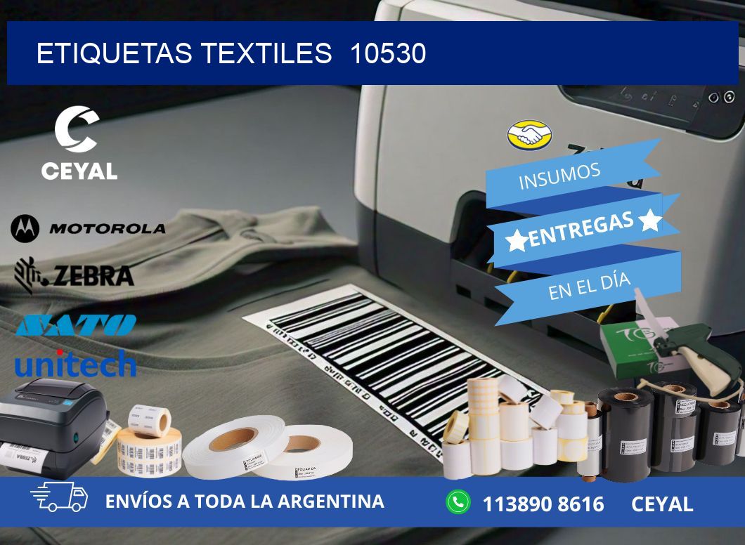 ETIQUETAS TEXTILES  10530