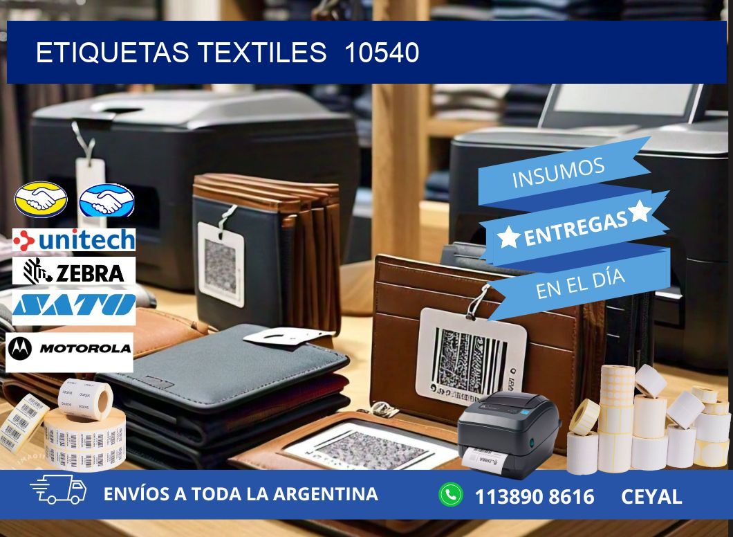 ETIQUETAS TEXTILES  10540