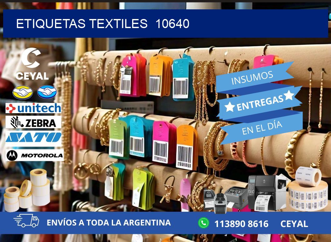 ETIQUETAS TEXTILES  10640