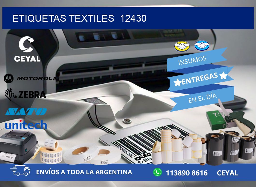 ETIQUETAS TEXTILES  12430