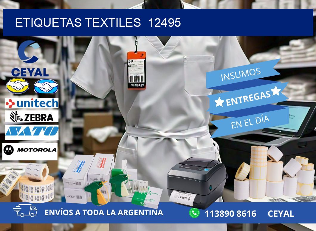 ETIQUETAS TEXTILES  12495