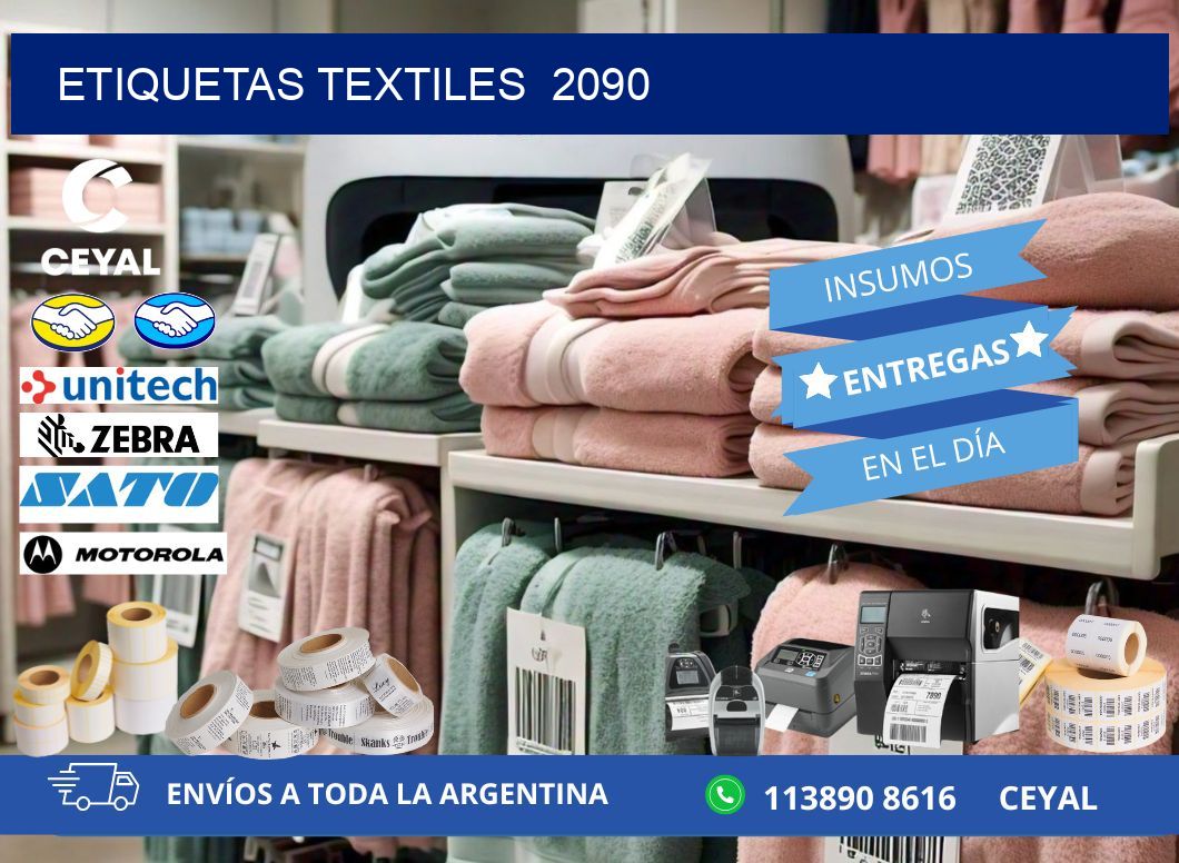 ETIQUETAS TEXTILES  2090