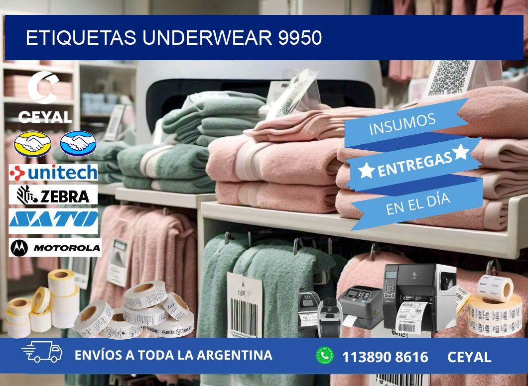 ETIQUETAS UNDERWEAR 9950
