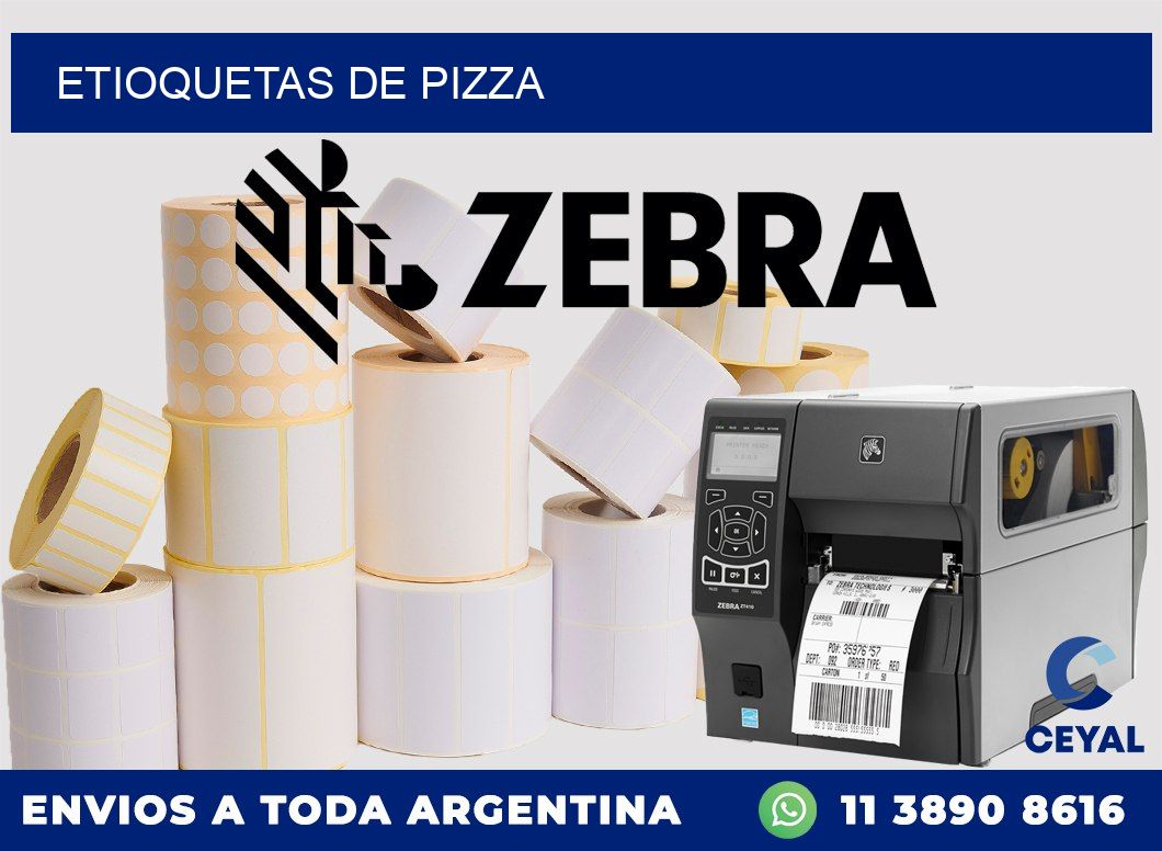 ETIOQUETAS DE PIZZA