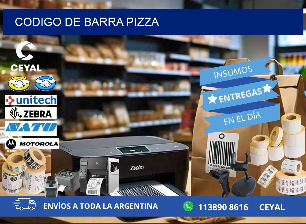 codigo de barra PIZZA
