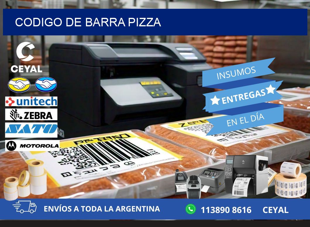 codigo de barra PIZZA